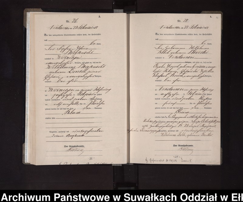 image.from.unit.number "Geburts-Haupt-Register des Königlichen Preussischen Standes-Amtes Nikolaiken Kreis Sensburg"