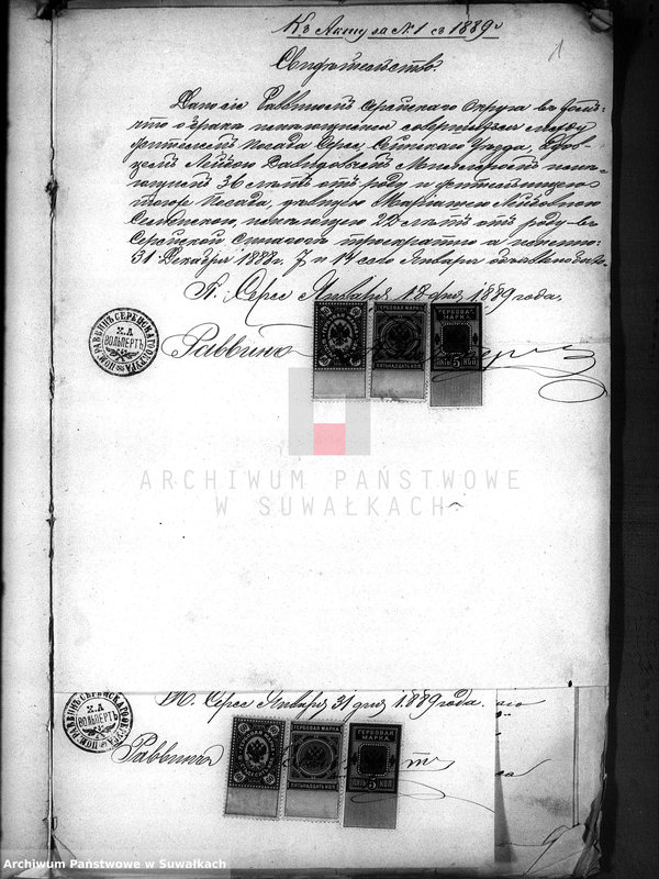 image.from.unit.number "Dokumenty o brakososčetavšichsja Evrejach v Serejskom božničnom Okruge za 1889 god"