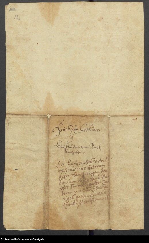 image.from.unit.number "Faulen [Ulnowo/Faulen - spor o wolny połów, karczmę, łany kościelne, ponowny obmiar majątku]"