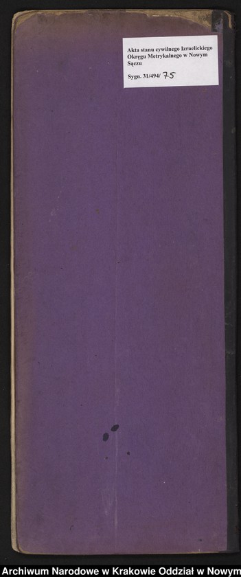 image.from.unit.number "Indeks do księgi urodzeń"