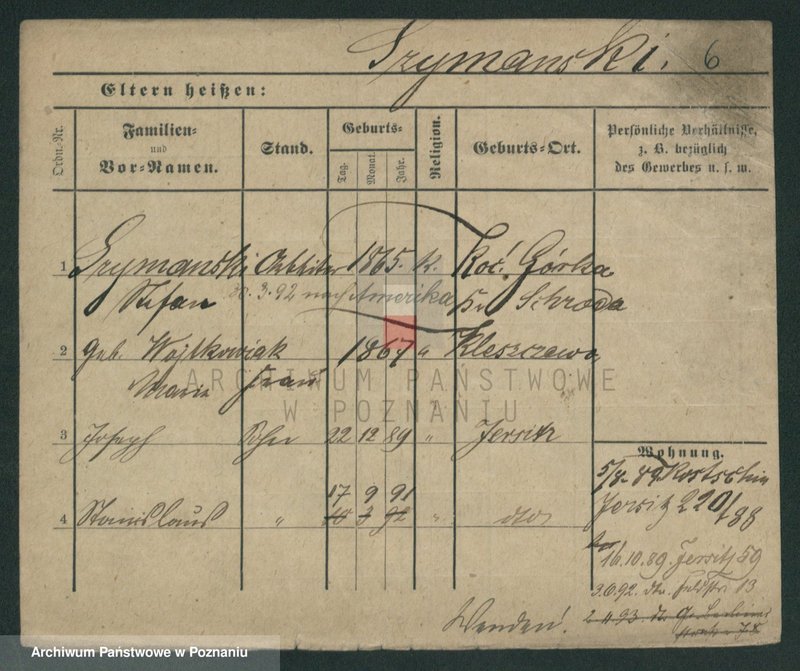 Obraz 15 z jednostki "Szymański (żonaci od Stefan do wdowy)"