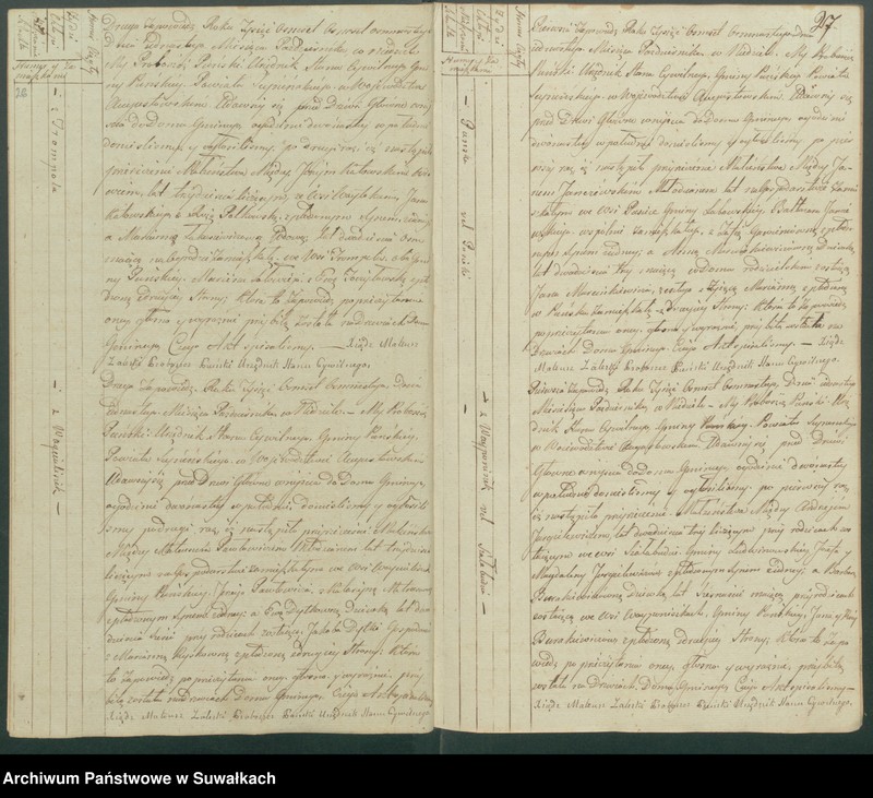 image.from.unit.number "Akta małżeńskie gminy puńskiey od 1-go stycznia do dnia ostatniego grudnia 1818 roku."