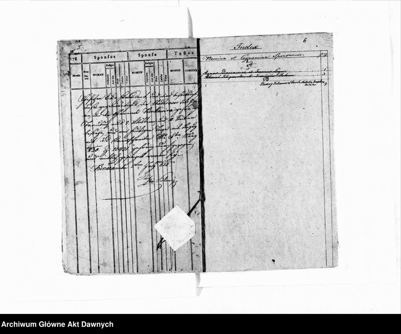 image.from.unit.number "Parafia: Chodorów. Dekanat: Świrz. Księga metrykalna ślubów tylko dla wsi Bukawina."