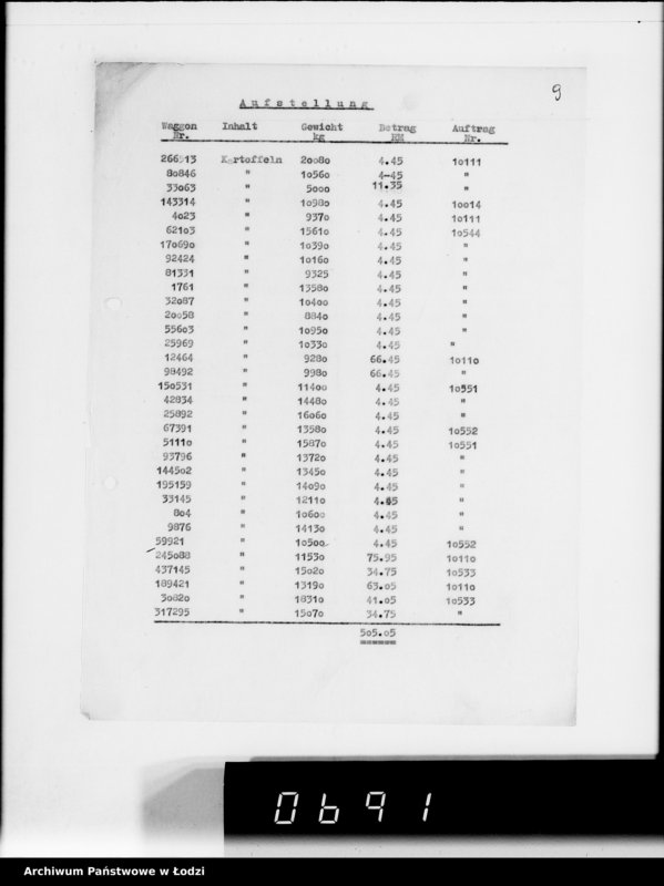 Obraz 13 z jednostki "Frachten Belastungen"