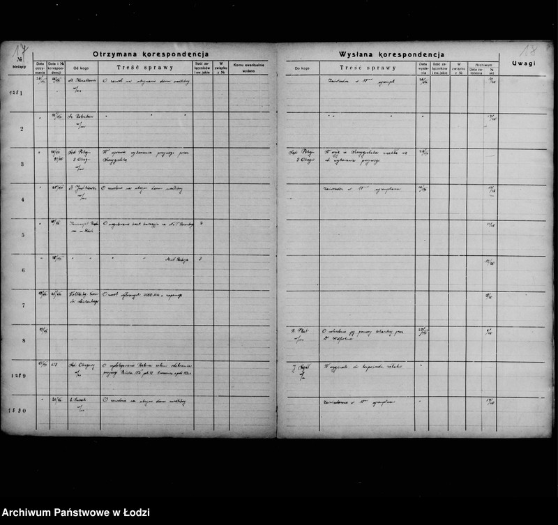 Obraz 13 z jednostki "[Dziennik korespondencyjny]"