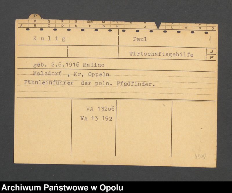 Obraz 3 z jednostki "[Kulig Peter, Rutenau]"