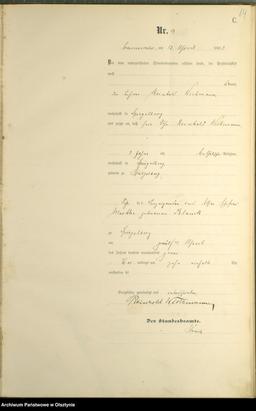 image.from.unit.number "Sterbe-Haupt-Register Nr 1 - 43"