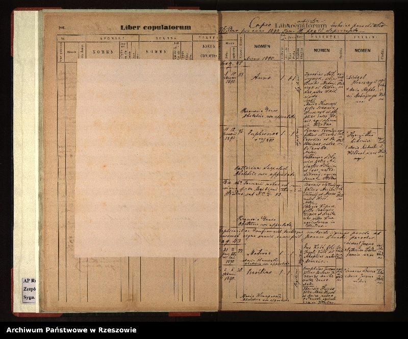 image.from.unit.number "Księga urodzeń, małżeństw i zgonów dla miejscowości Hłudno i Wara"