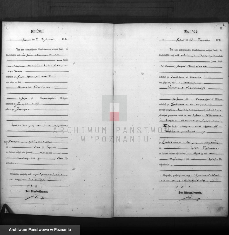 Obraz 3 z jednostki "Księga zgonów t. II"