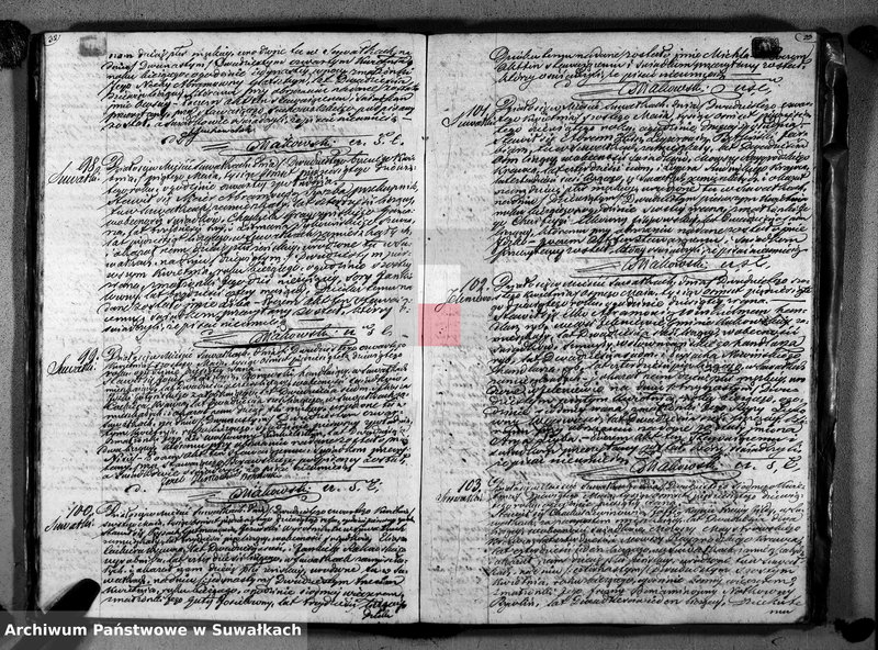image.from.unit.number "Duplikat Akt Urzędnika Stanu Cwilnego Wyznania Mojżeszowego Okręgu Suwalskiego i Jeleniewskiego do zapisywania Urodzonych, Zaślubionych i Zmarłych z roku 1859"