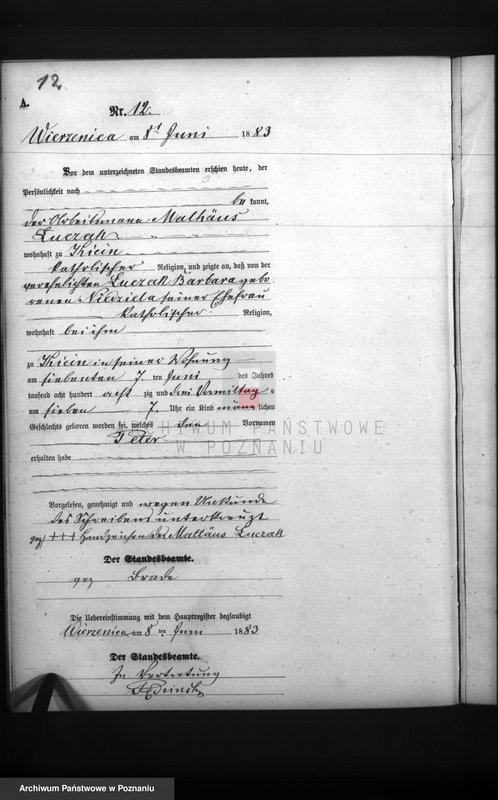 Obraz 14 z jednostki "Księga urodzeń"