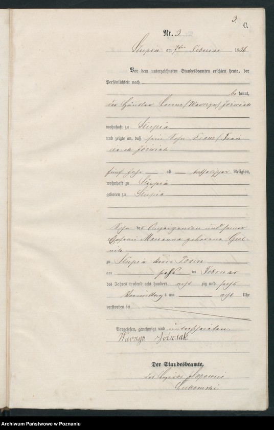 Obraz 6 z jednostki "Księga zgonów"