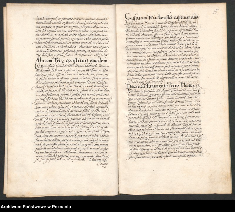 Obraz 14 z jednostki "Acta coram spectabili consulatu Posnaniensi."