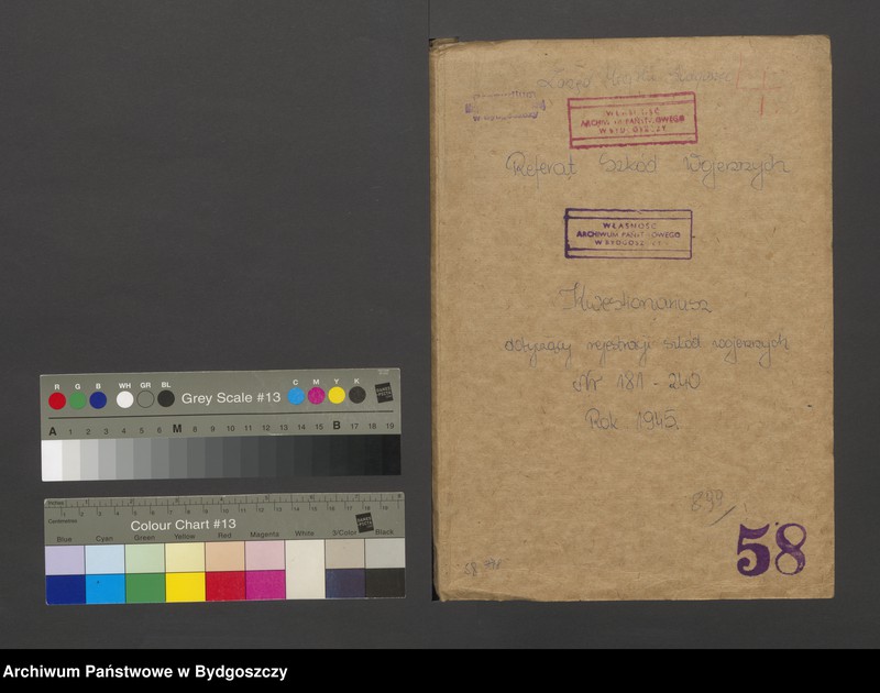 image.from.unit.number "Kwestionariusz dotyczący rejestracji szkód wojennych, nr 181-240"