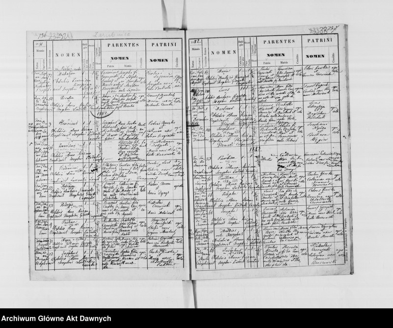 image.from.unit.number "Parafia: Ostapie (Grzymałów)*. Dekanat: Skałat. Księga metrykalna urodzeń tylko dla wsi Zarubińce. Tom I."