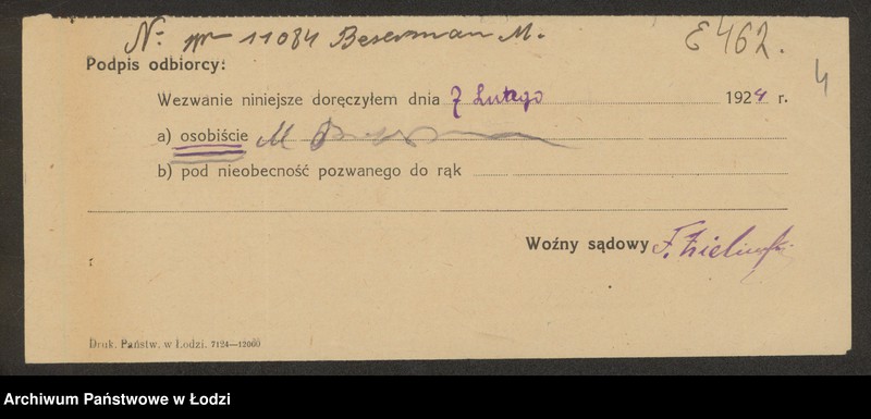 Obraz 6 z jednostki "Moszek Beserman- sprzedaż szczotek, walizek i szpagatów"