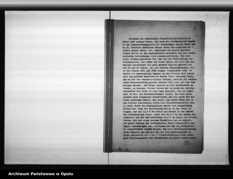 Obraz 5 z jednostki "[Włączenie do miasta Opola wsi podmiejskich: Nowa Wieś Królewska, Kolonia Gosławicka, Wróblin, Czarnowąsy, Krzanowice, Półwieś, Szczepanowice, Wójtowa Wieś, Groszowice i Winów - korespondencja]"