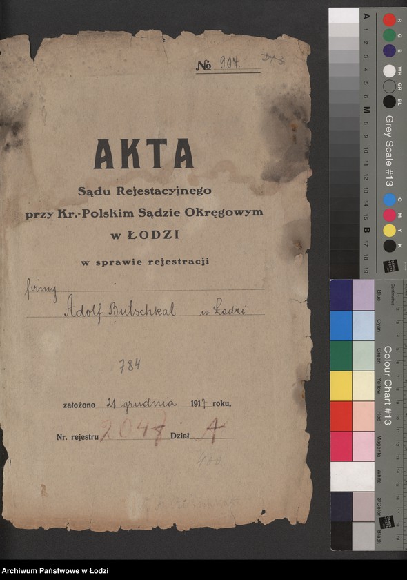 Obraz 2 z jednostki "Adolf Butschkat – skład tapet"