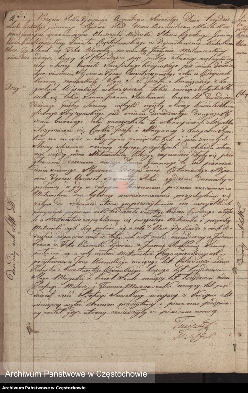 image.from.unit.number "Księga [akt] małżeństw gminy Krzepickiej na rok 1816"