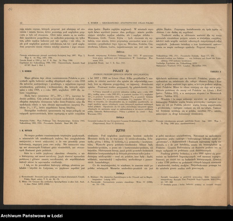 Obraz 15 z jednostki "Geograficzno-statystyczny atlas Polski, wydanie II, Lwów-Warszawa 1921"
