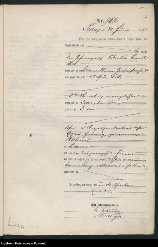 Obraz 8 z jednostki "Księga zgonów t. III"