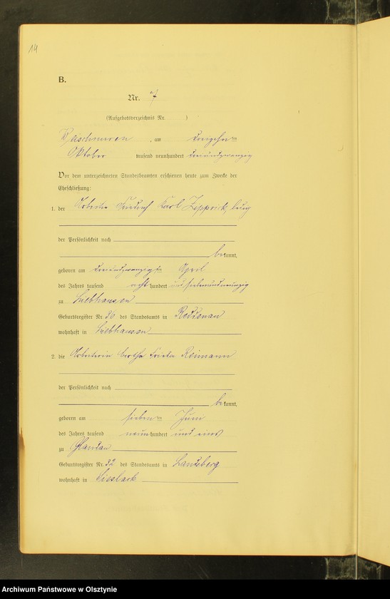 image.from.unit.number "Heiraths-Neben-Register Nr 1 - 10 [ Księga małżeństw - wtóropis ]"
