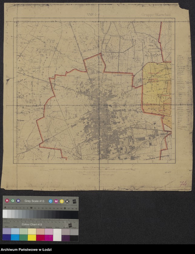 Obraz 1 z jednostki "XXIV - 5 - J, XXIV-6-G Gruppe [Mapa gminy Nowosolna]"