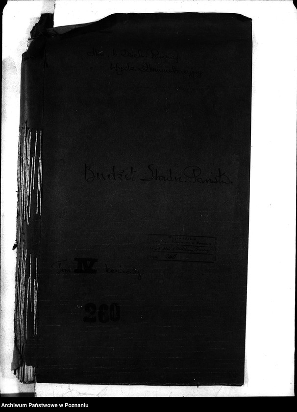 Obraz 4 z jednostki "Budżet Stadnin na rok 1921"