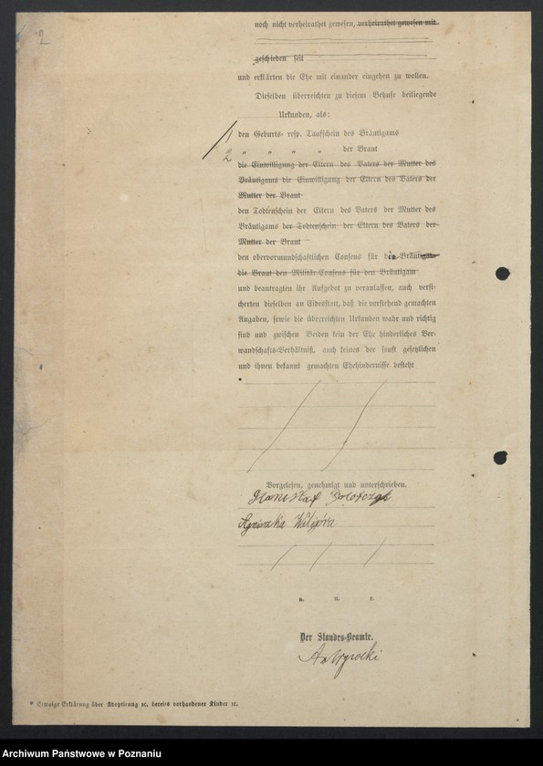 image.from.unit.number "Acta betreffend die Sammel Akten für die von den verlobten beizubringenden Urkunden und Konsenserklärungen, für die Aufgebotscheinigungen und Dispensation [...] von 1881 bis 1884"