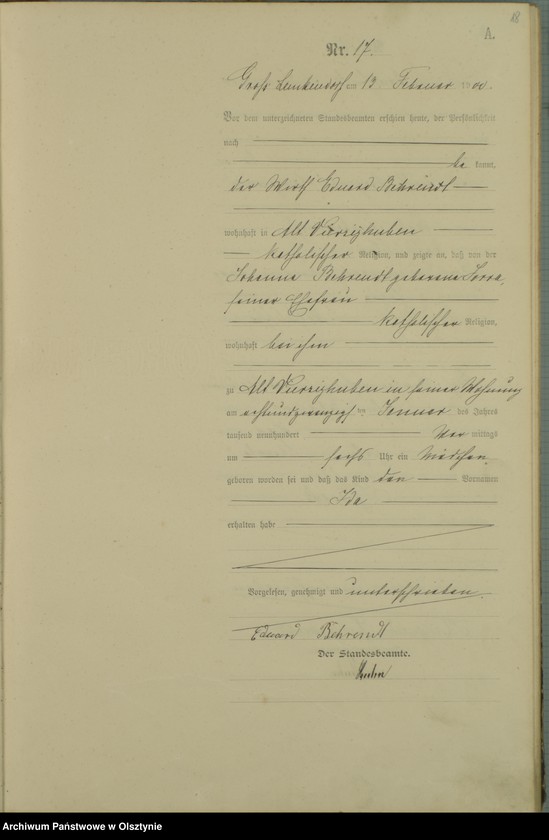 image.from.unit.number "Geburts-Haupt-Register Nr 1 - 113"