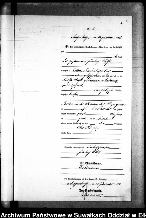 image.from.unit.number "Geburts-Neben-Register des Preussischen Standes-Amtes Kehlen Kreis Angerburg"