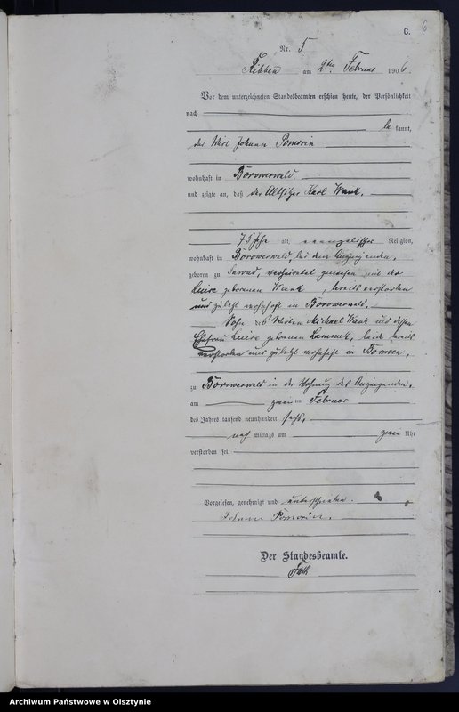 image.from.unit.number "Sterbe-Haupt-Register Nr 1 - 74"