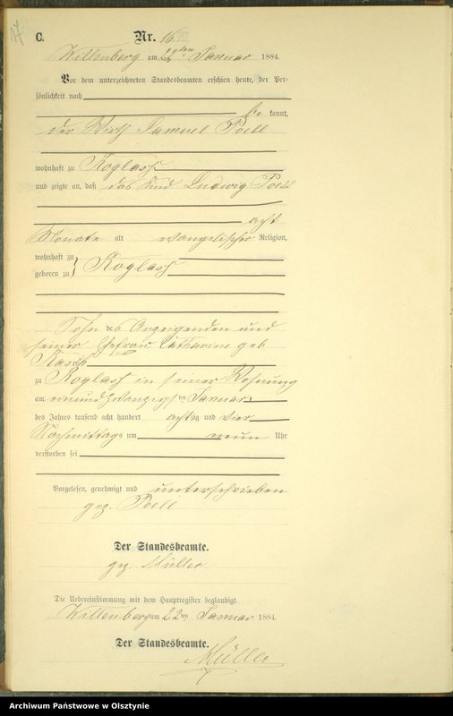 image.from.unit.number "Sterbe-Neben-Register Nr 1 - 190"