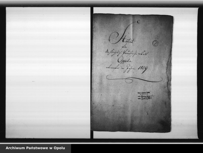 Obraz 5 z jednostki "Akta das Statut von der Stadt Oppeln betreffend"