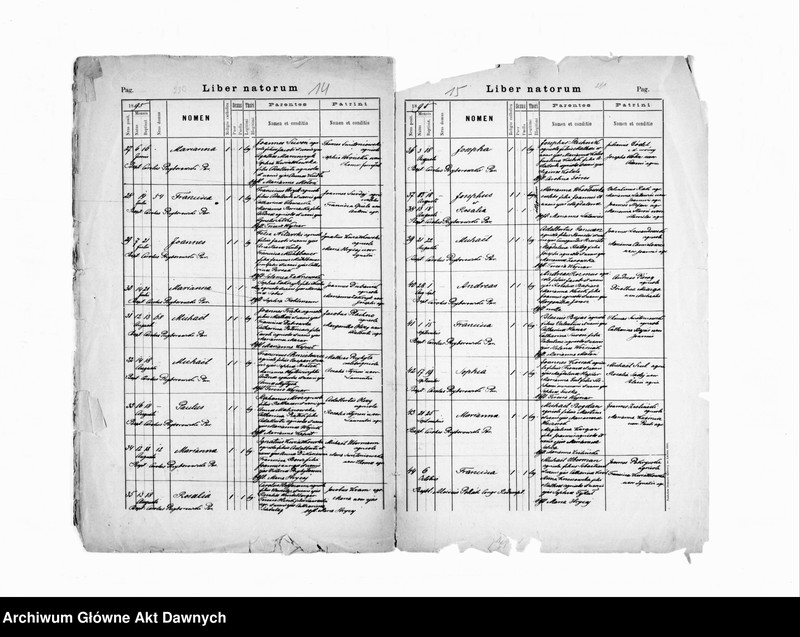 image.from.unit.number "Parafia: różne. Dekanat: różne. Fragment księgi metrykalnej urodzeń z parafii Kołomyja, przedmieście Marjówka (Mariahilf) - dek. Kołomyja, 1895; fragment księgi metrykalnej urodzeń z parafii Śniatyn - dek. Horodenka, 1881-1883."