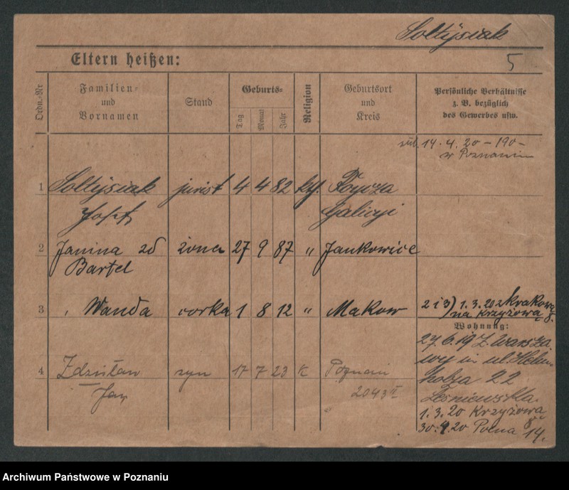 Obraz 15 z jednostki "Sołtysiewicz - Sommerfeld"