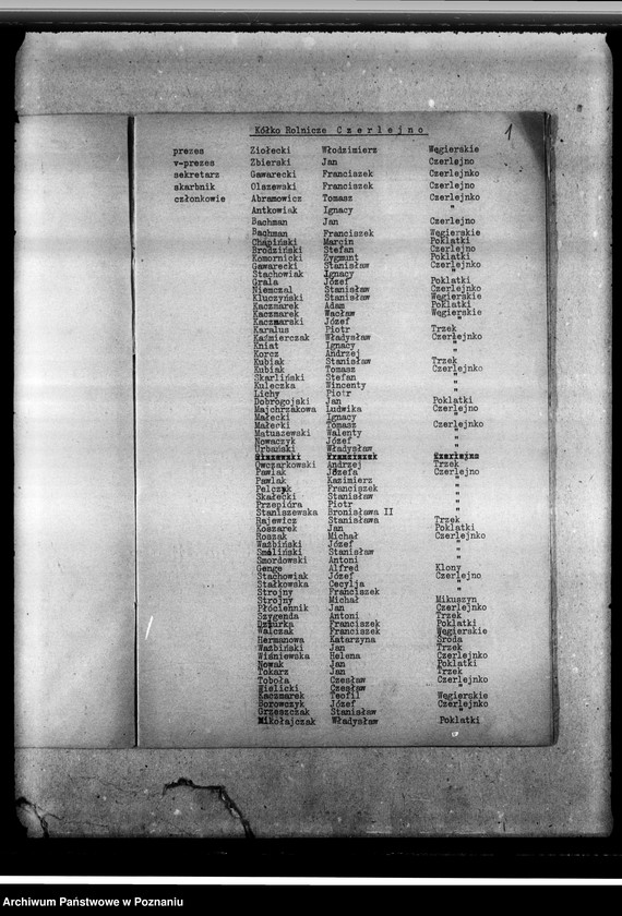 Obraz 6 z jednostki "Imienny spis członków kółek rolniczych powiatu Środa"