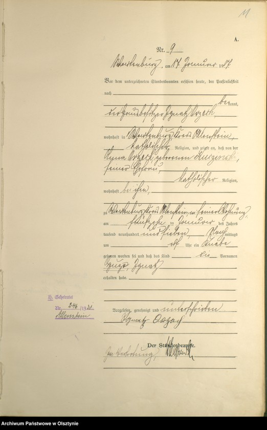 image.from.unit.number "Geburts-Haupt-Register Nr 1 - 159"