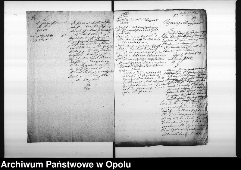 Obraz 18 z jednostki "Acta des Magistrats zu Oppeln betreffend: die Ablösung der Fleischbankgerechtigkeit der Paul Jelonekschen Erben sub No 13"