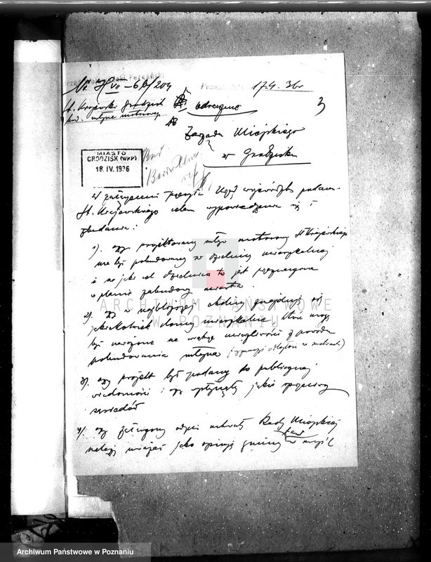 Obraz 8 z jednostki "Zatwierdzenie zakładu przemysłowego młyna motorowego St. Krajewskiego w Grodzisku, pow. nowotomyski"