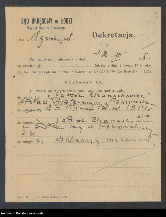 Obraz 5 z jednostki "Jakób Chanachowicz – skład apteczny"