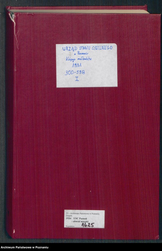 Obraz 2 z jednostki "Księga miejscowa małżeństw tom II [Rejestr główny małżeństw]"