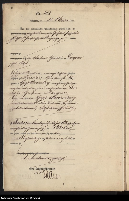 image.from.unit.number "Sterbe-Haupt-Register Breslau I 1893 Band 8"