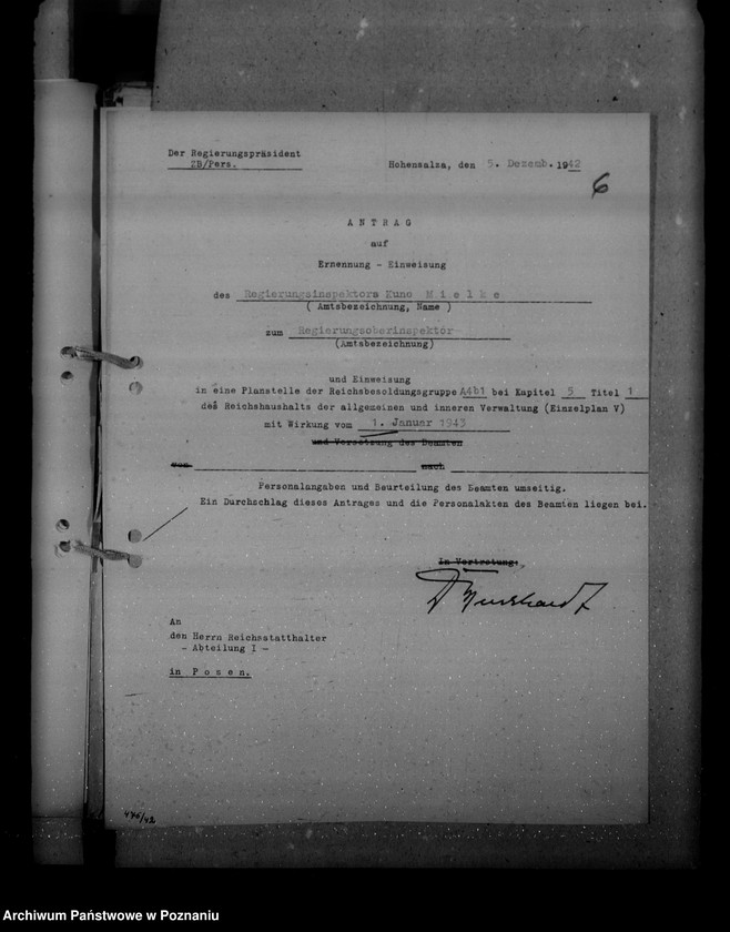 Obraz 10 z jednostki "Ernennungen und Versetzung der Angestellten"