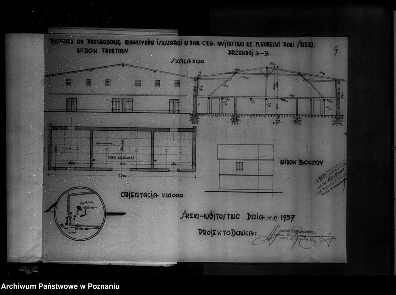 Obraz 13 z jednostki "Zatwierdzenie zakładu przemysłowego /cegielni/ M. Góreckiego w Wójtostwie powiat śremski"