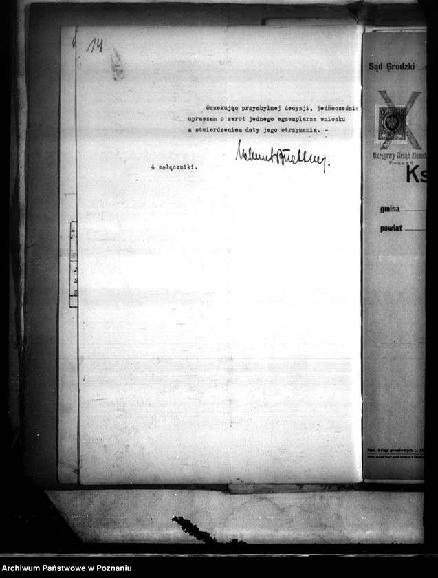 Obraz 20 z jednostki "Majątek Kosztowo powiatu wyrzyskiego wyłączenie z art. 4/5 ustawy o wykonaniu reformy rolnej Helmut Buettner"