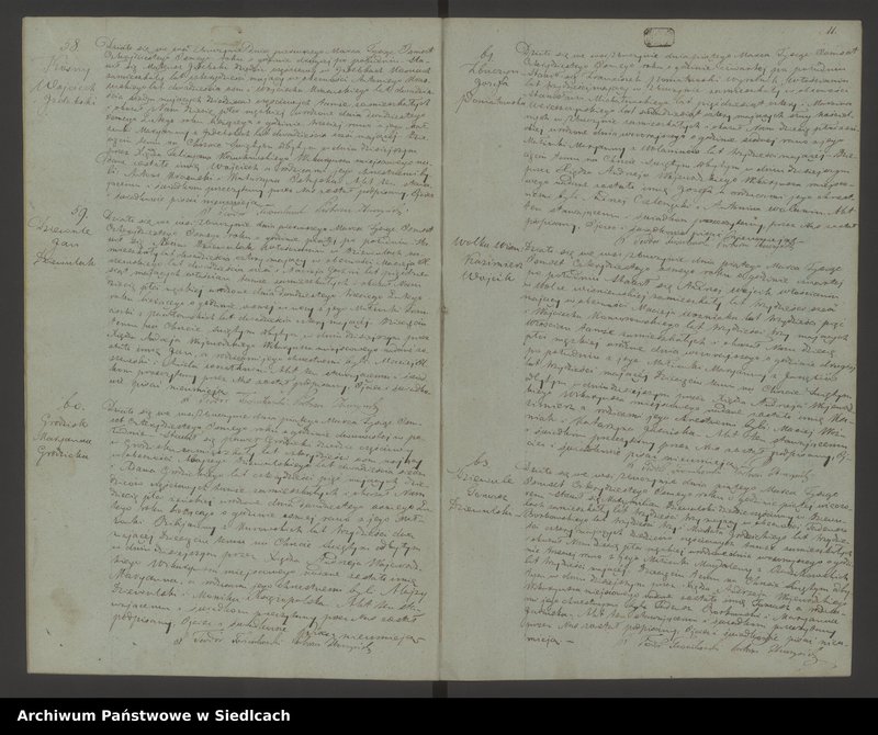 Obraz 14 z jednostki "Akta urodzin, małżeństw, zgonów"