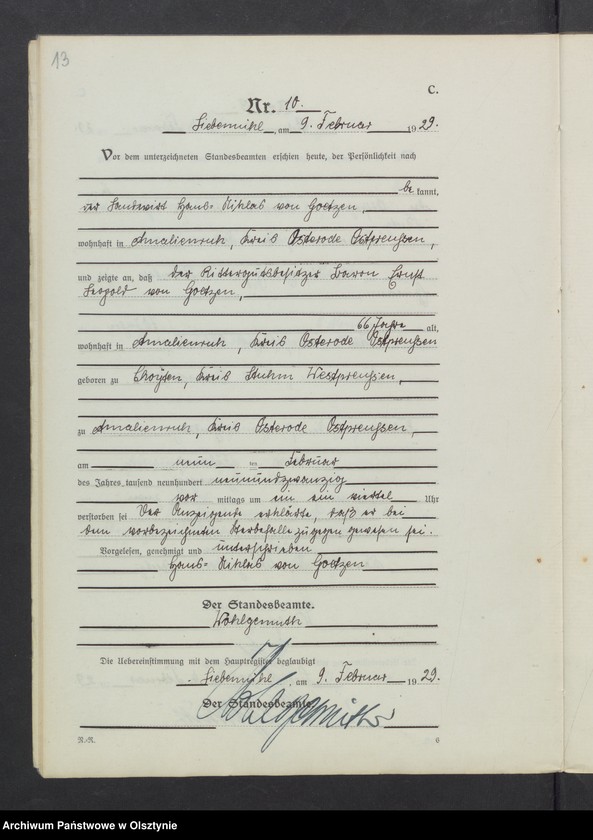 image.from.unit.number "Sterbe-Neben-Register Nr 1 - 43"