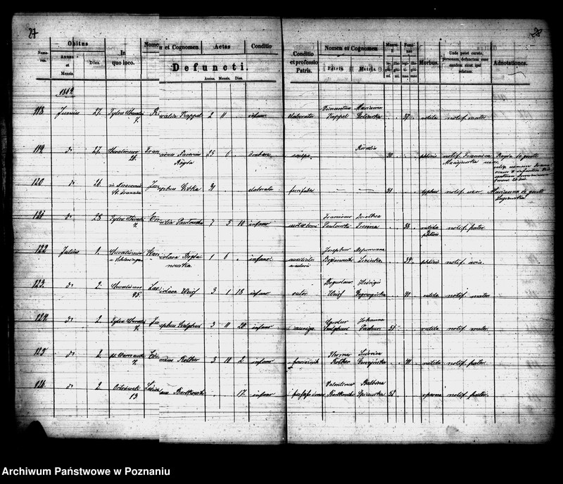 Obraz 15 z jednostki "Księga zgonów"