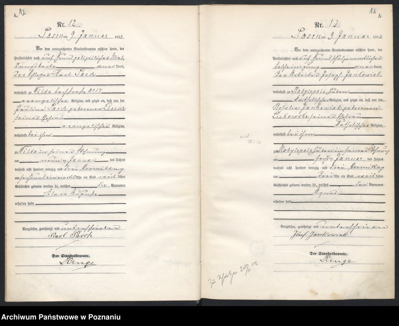 Obraz 9 z jednostki "Księga urodzeń t. I"